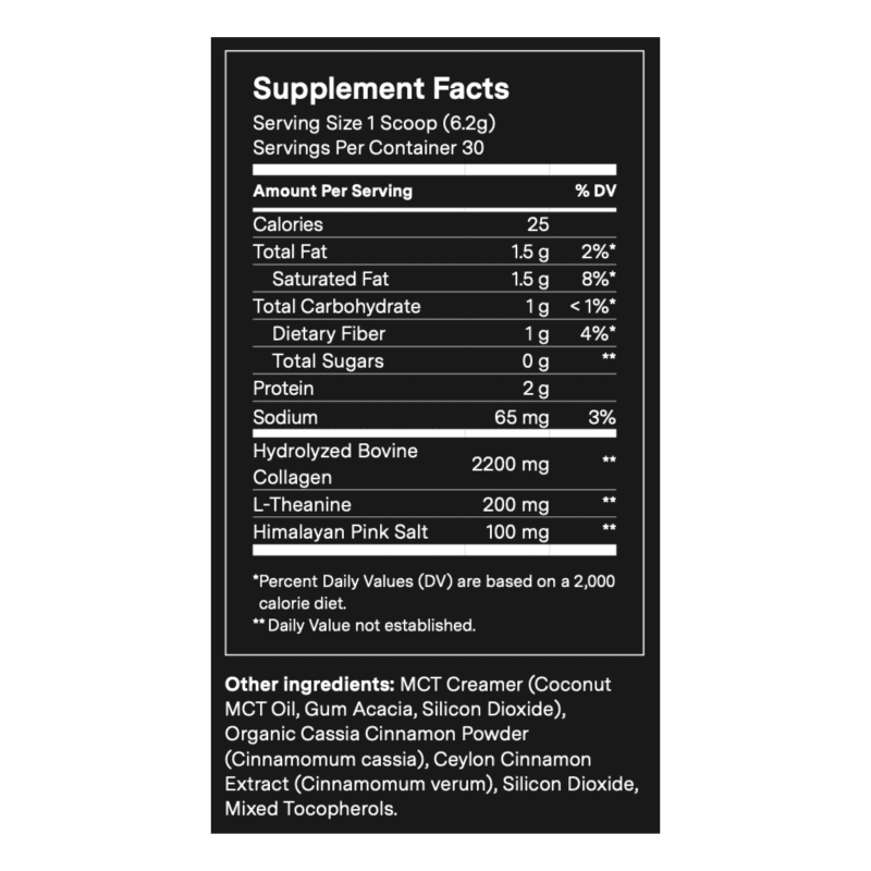 0225 TGS Nutrition Label