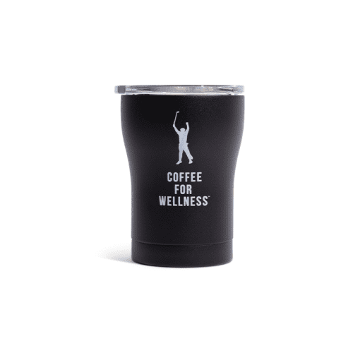 Black 12oz For Wellness tumbler